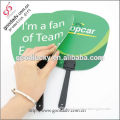 2016 New products custom high quality plastic pp hand fan for summer